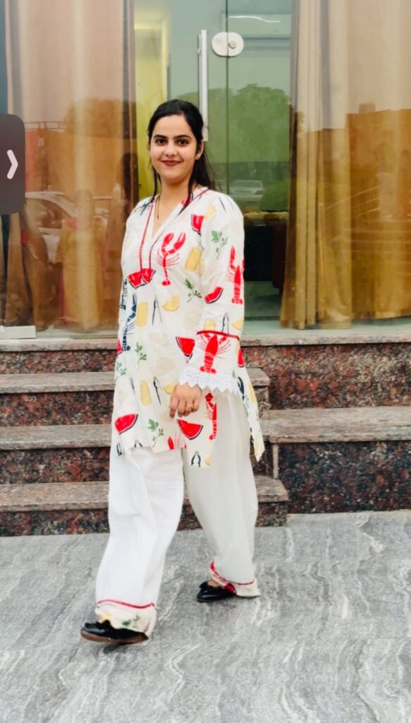 Printed Cotton Farshi Salwar Suit